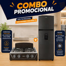 Combo 4 Neveras No Frost 311 Lt Titanio + Sobremesa 4 Puestos COMBO311TITAN