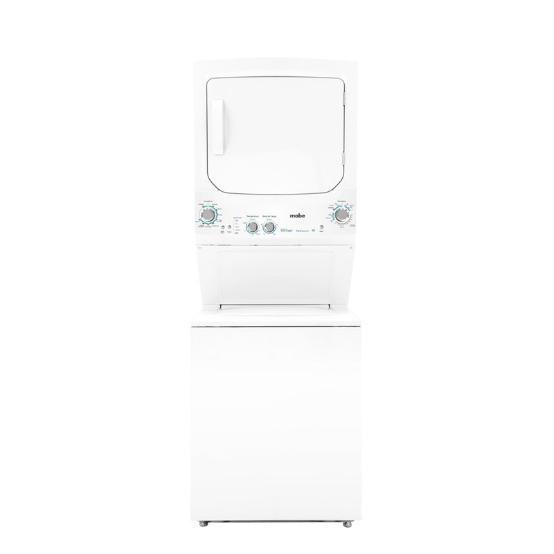 Centro de Lavado con Tapa Metalica 22kg a Gas Color Blanco MCLC2240GSBB0