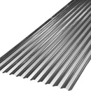 Teja de Zinc Ondulada Espesor 0.20mm C-34 0.80 x Largo  3.660 -12" -314418-511134
