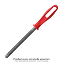 Lima 6” triangular con mango rojo 640872