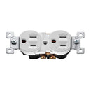 Toma Doble Polo a Tierra Blanco YQ15R-S