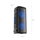 Parlante Bluetooth Multimedia 250W Negro con Luces Sincronizadas HYSPBT999