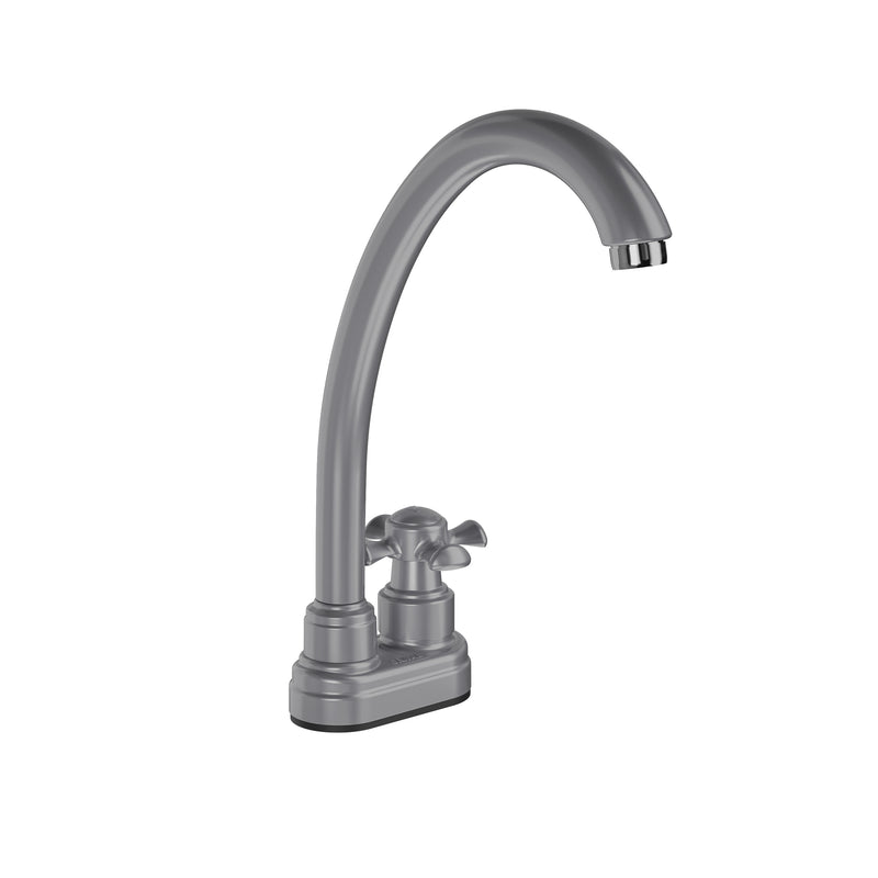 Paquete Subconjunto Grifería Lavaplatos Balta Sencilla Cruceta x 3 Gris 415213331