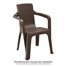 Silla Eterna con Brazos Wengue 7200