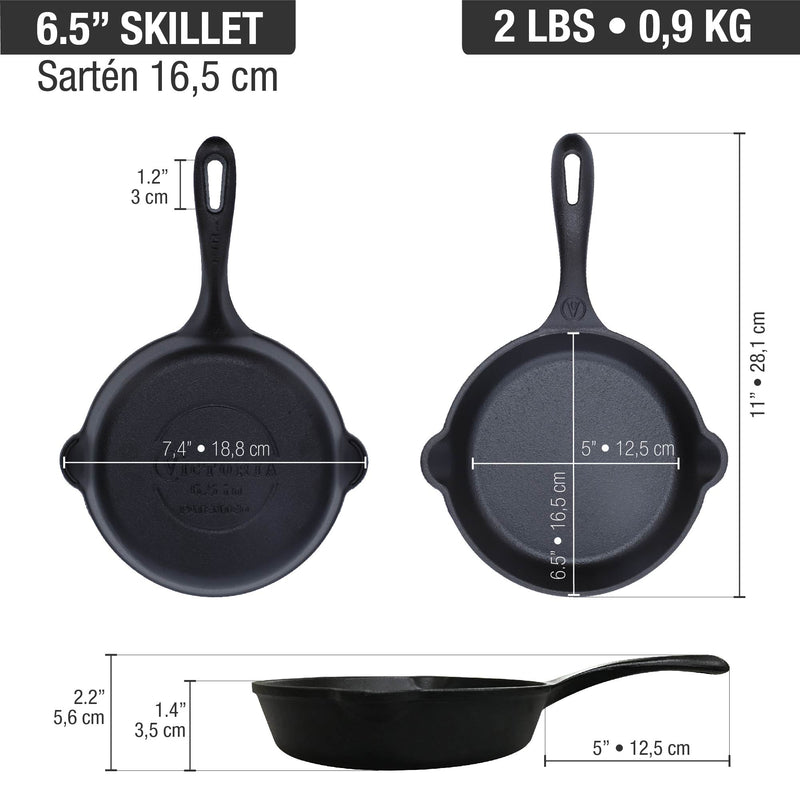 Sarten 16.5cm Esmaltado Negro 36652