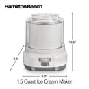 Máquina para Hacer Helado 1.4 Lt Blanco 68880
