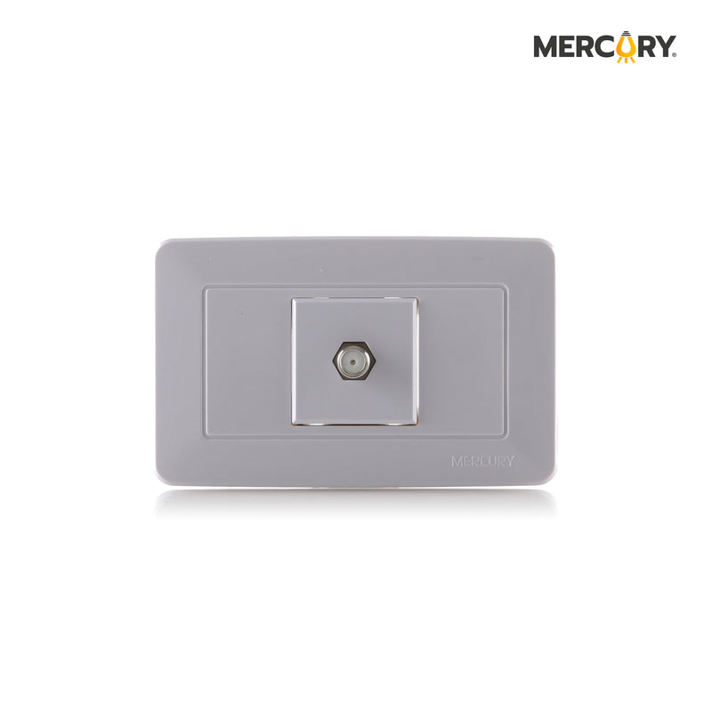 Toma Coaxial Blanco ETI15