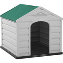 Casa para Perros Gris Hielo/Verde 14418