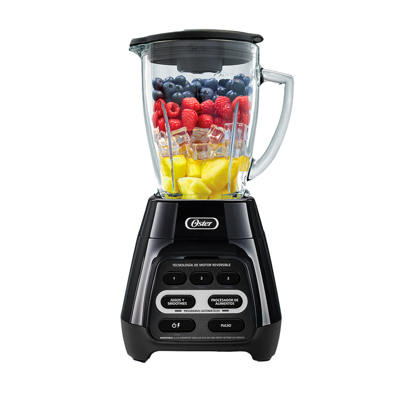 Licuadora Motor Reversible Vaso de Vidrio 700W Negro 2177530