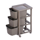 Cajonero Rattan 3 Gavetas Mocca 9832