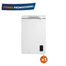 Combo Especial 3 Congeladores 95 Lt Blanco COMBO95LT