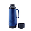 Termo Liso 1 Litro Color Negro Azul 1257200