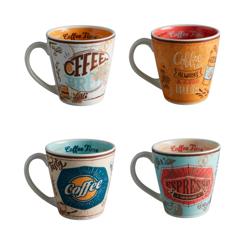 Mug de 367.9cc, diseño momentos de café x 12 Und PL191G556012