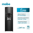 Nevera No Frost Mabe 247L Black Steel RMA247FXCC