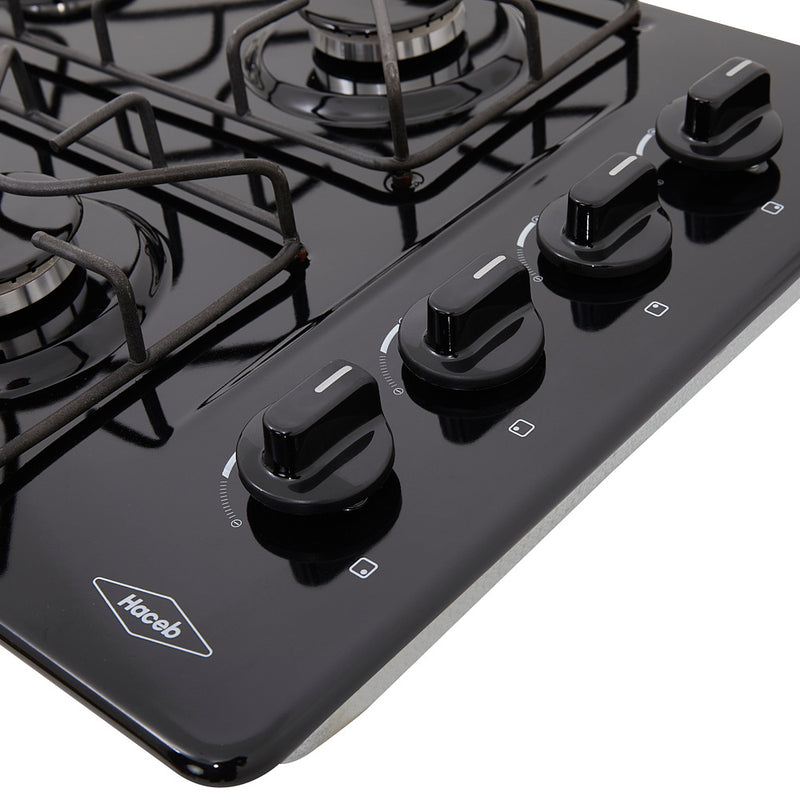 Cubierta para Empotrar ARL de 66 Cm Color Negro Gas Natural 9001646