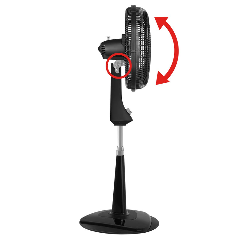 Ventilador Turbo Fresco Pedestal 70W Negro 5861035741