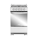 Estufa de Piso 4 Puestos 20" Inox con Horno y Grill EMC5140ANG0