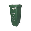 Papelera 55 Litros Tapa Plana - Verde 583