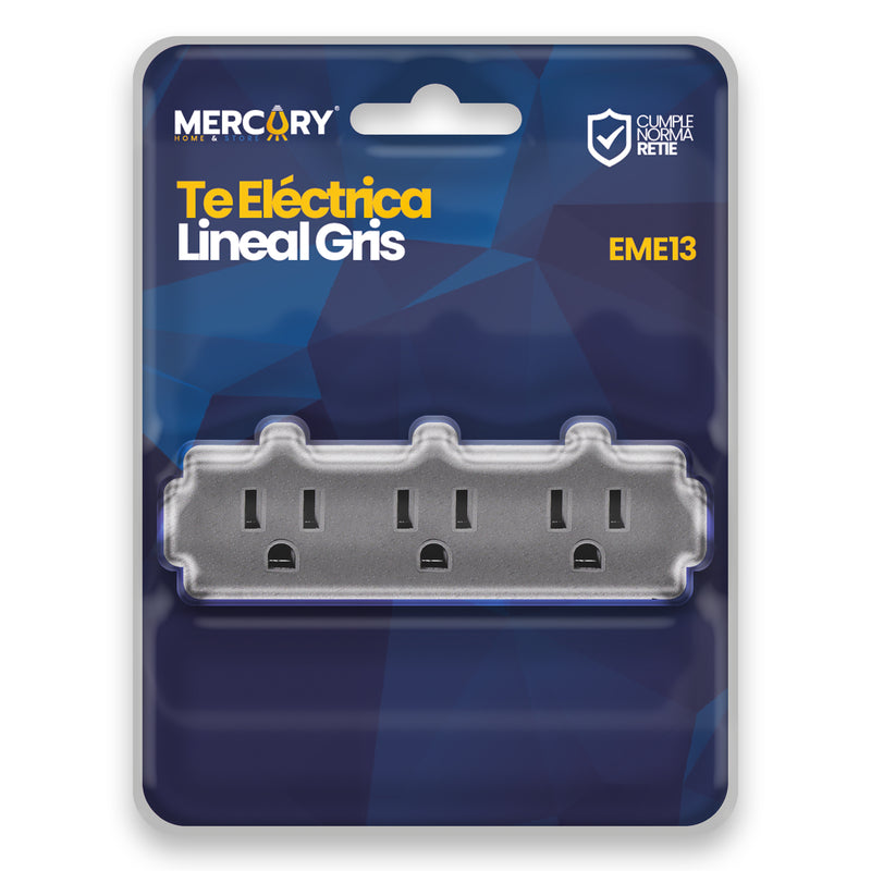Te Electrica Lineal Gris Mercury Blister x 1 Unidad EME13