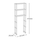 Estante Organizador de Baño 3 Niveles Gris Hielo 12981