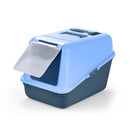Arenero para Gato Rimax con Puerta Azul Petróleo 14707