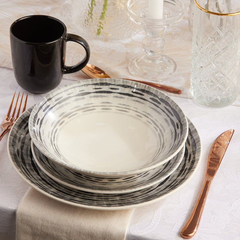 Vajilla Corona Cleo 4 puestos 16 piezas  VL152K040116