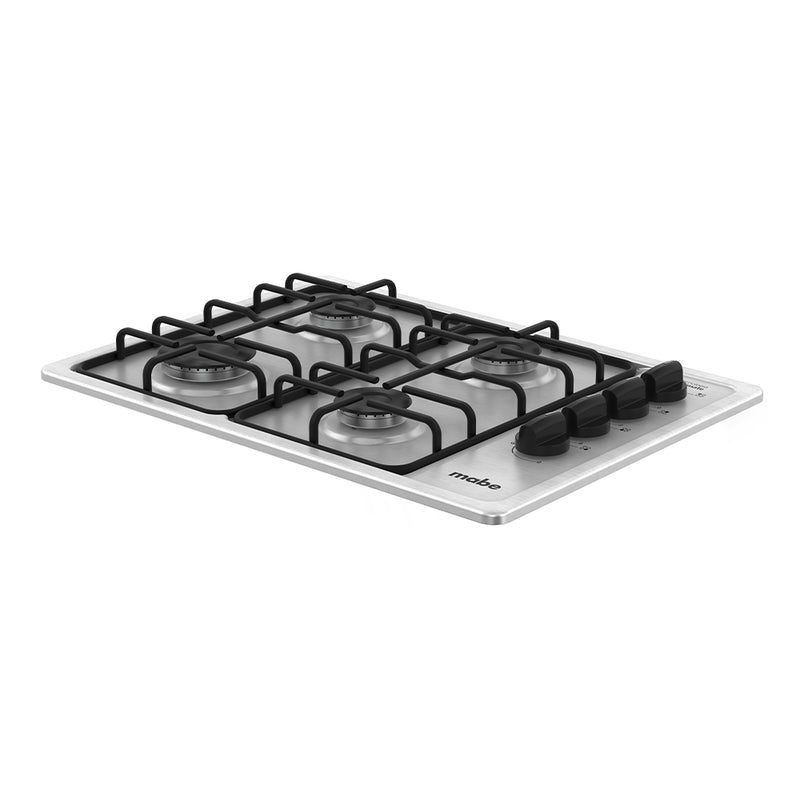 Cubierta de Empotrar a Gas Natural 60x44Cm 4 puestos F 110V Inoxidable PM6044NS0