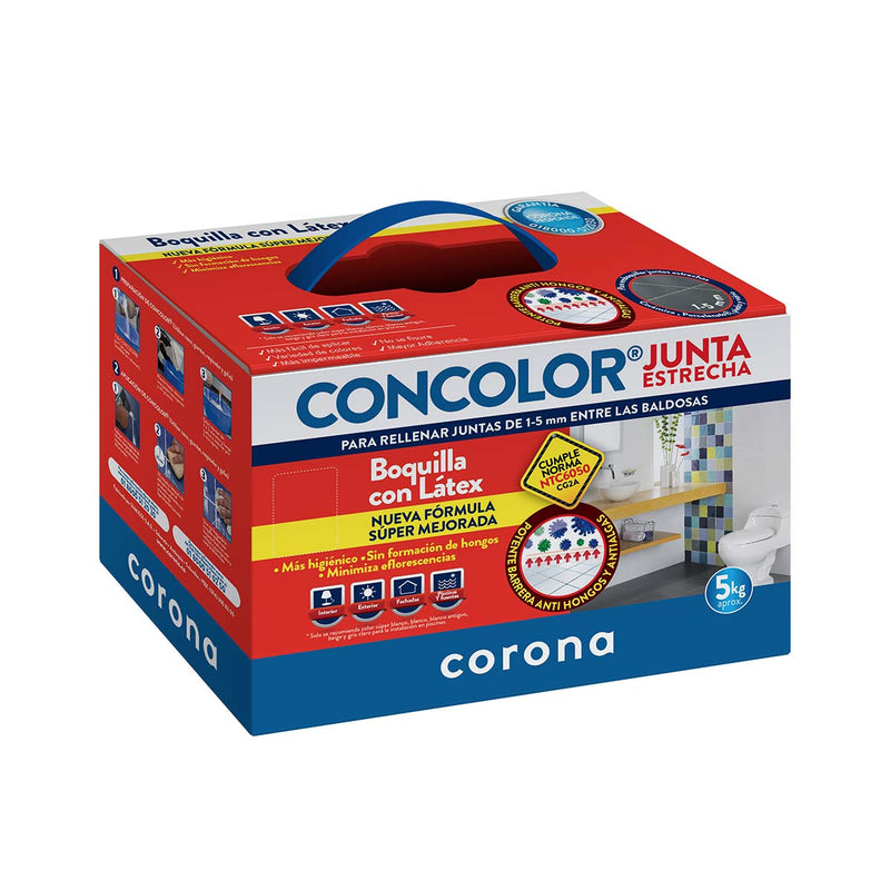 Concolor Junta Estrecha Negro Profundo X 5Kg