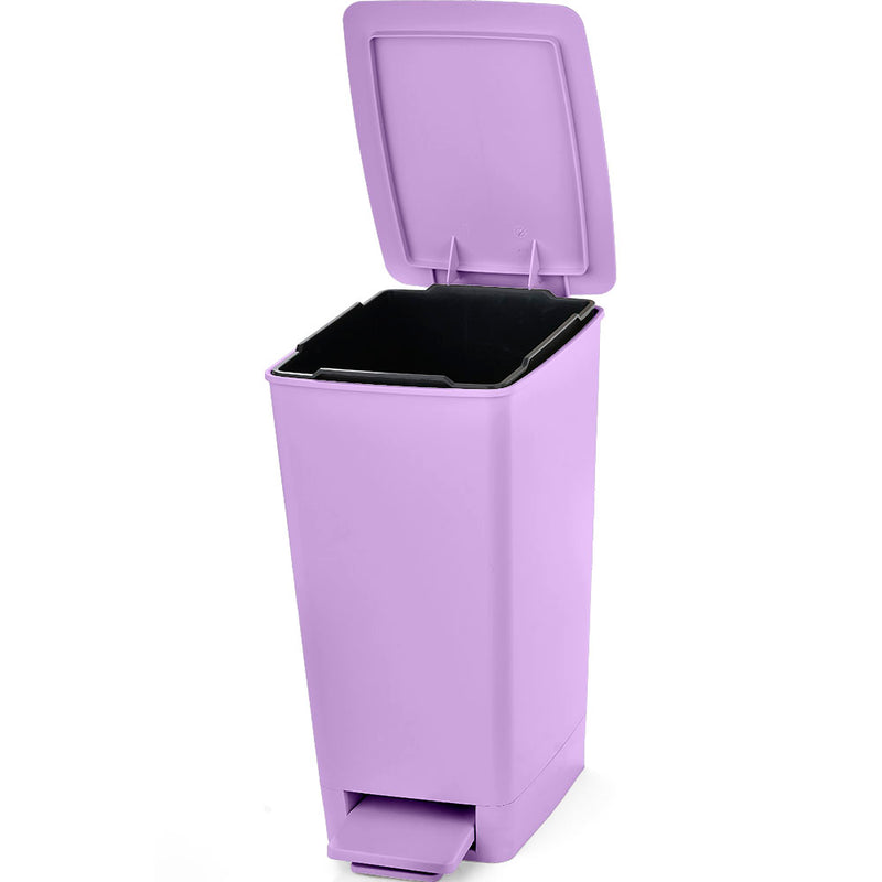 14182   Basurero con Pedal Slim 8lt Lavanda