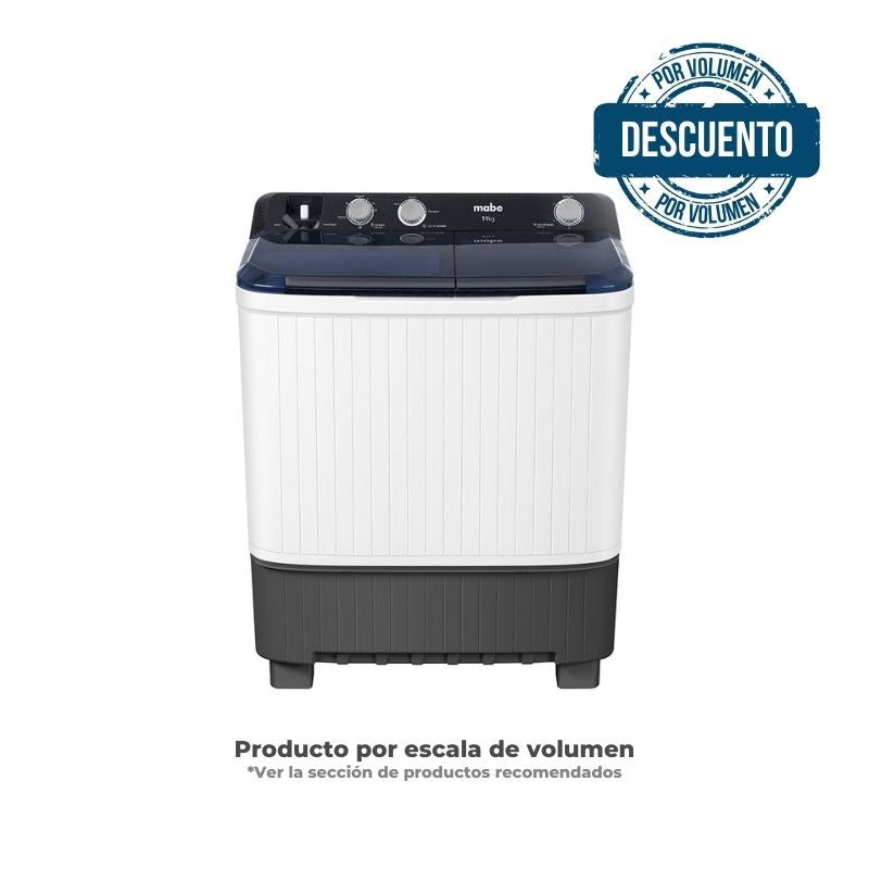 Lavadora Semiautomática de 13 Kg 28 Libras Blanco. LMD3123HBAB0