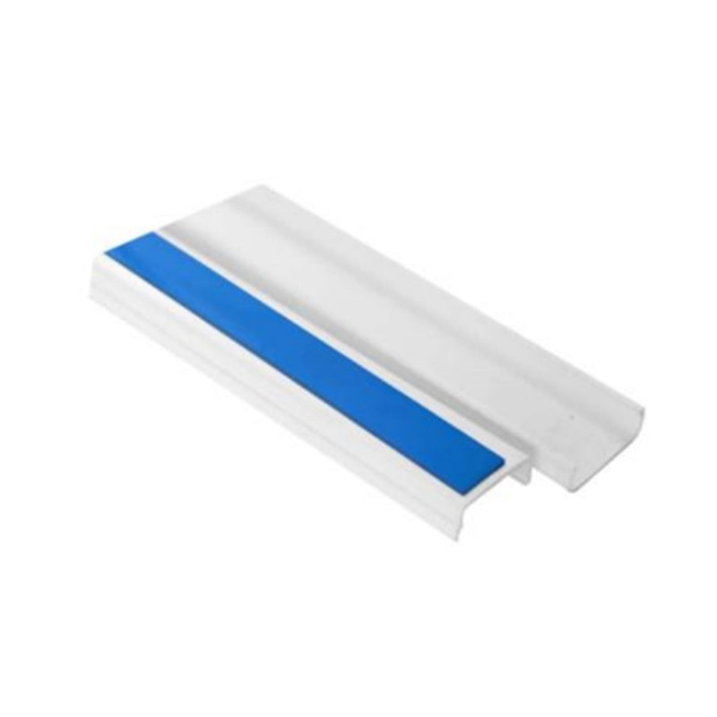 Canaleta Plástica 20x10mm 2MT Adhesivo Azul