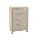 Armario Cajonero Rattan Taupe 10371