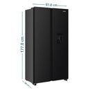 Nevecón No Frost 480L Inverter Black Steel MSL480LMLPS0