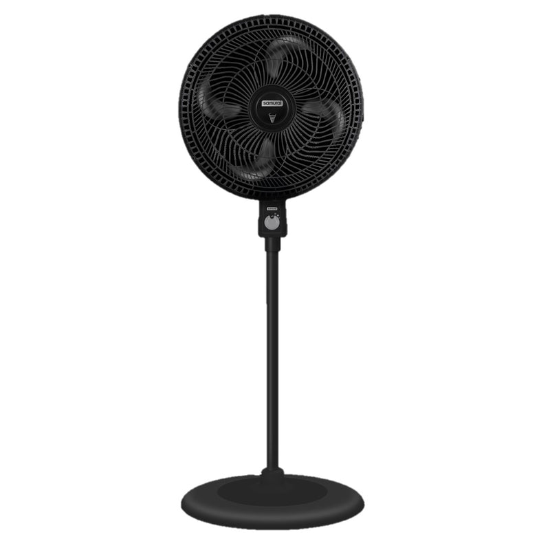 Ventilador Air Turbo Pedestal 3 Velocidades Negro Exclusivo