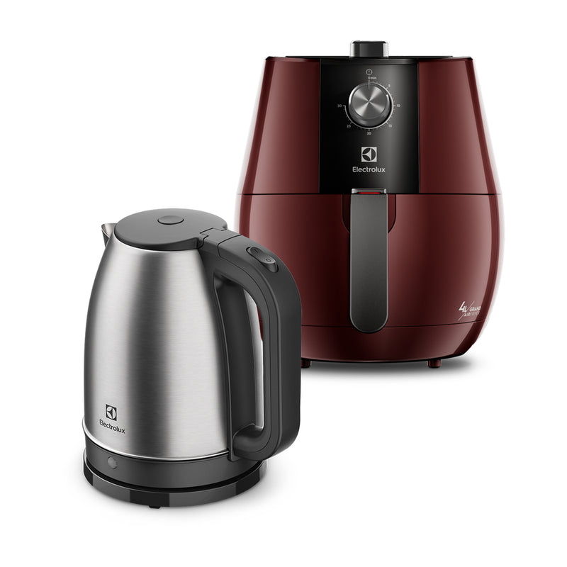 Combo Freidora 4 Litros + Hervidor Eléctrico de 1.7 Litros CO_EAF31+EEK10