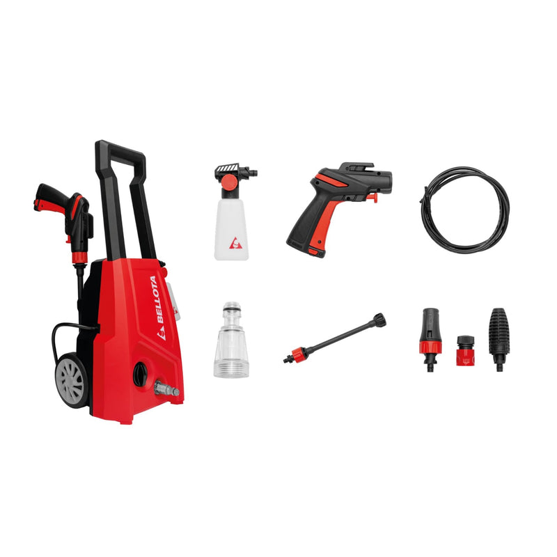 HL1400-S    Hidrolimpiadora de 330 Litros 1400W 120 V Rojo