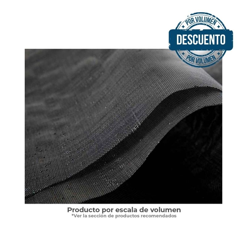 Tela Polipropileno sombrio 60%,  3m x100 m, negro UV 2 años Rollo x 100 MT 2310122VTPA