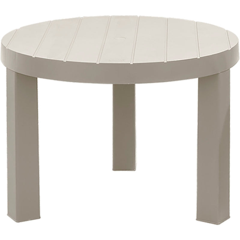Mesa Auxiliar Baru Redonda Taupe 12958