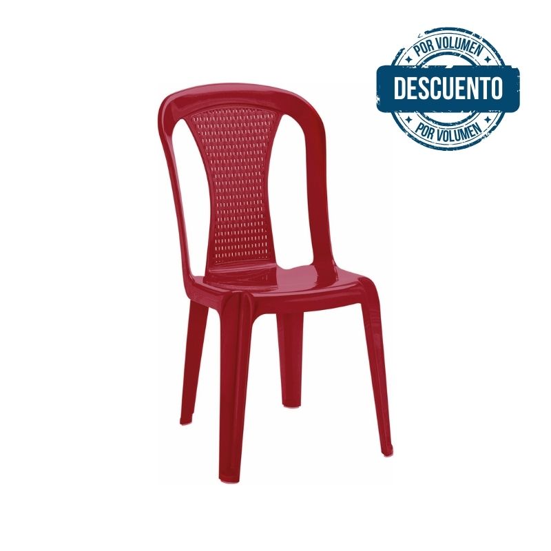 Silla samba ecologica Rojo