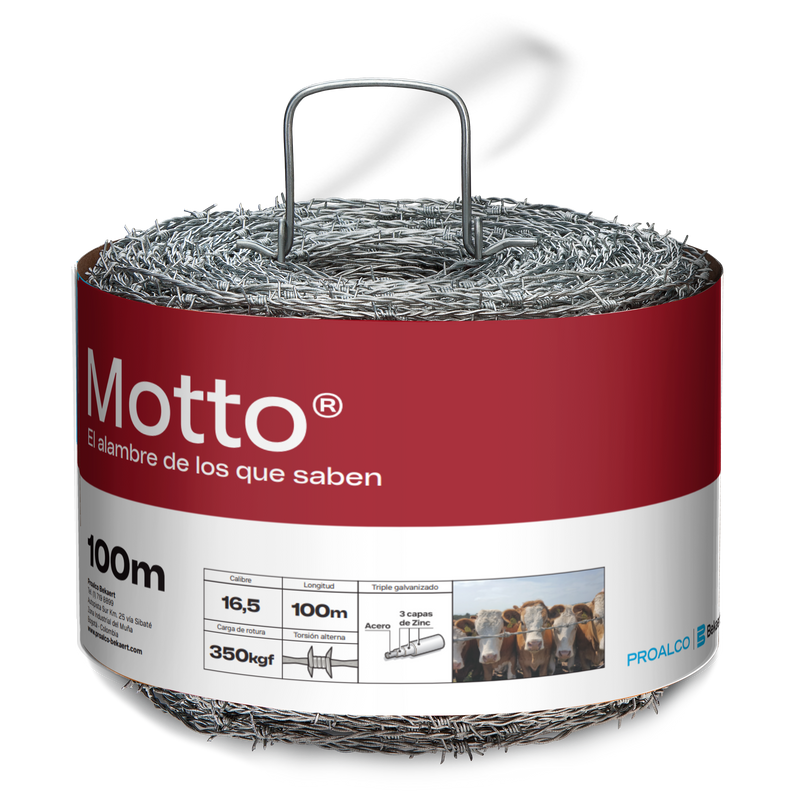 Púas Motto calibre 16.5 X 100 mts -275421