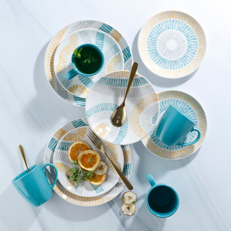 Vajilla Corona Antica 4 Puestos 16 Piezas Multicolor VL170G040116