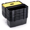Caja Herramientas 19 Pulgadas Tapa Panal Apilable Negro 5360