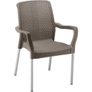 Silla Shia con Brazo Mocca 9402