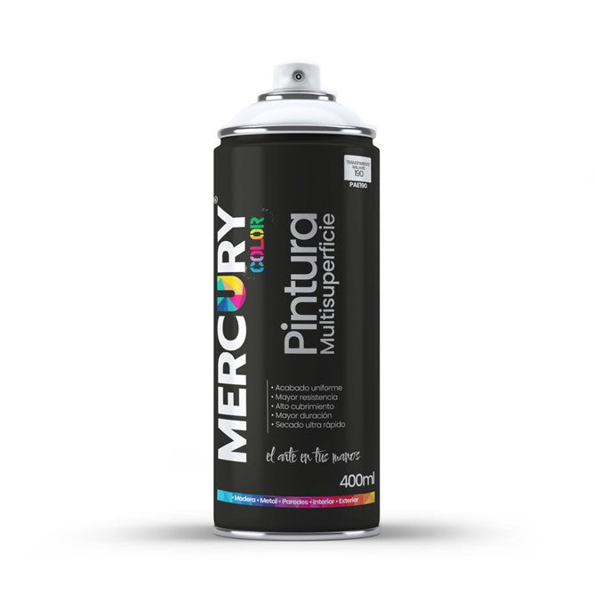 Pintura en Aerosol Mercury 400ML Transparente Brillante PAE190