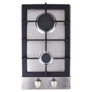 Cubierta Haceb 30 cm 2 Puestos Gas Natural Inox 9002978