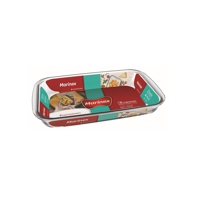 Refractaria Rectangular 2.9 Litros x 6 Unidades
