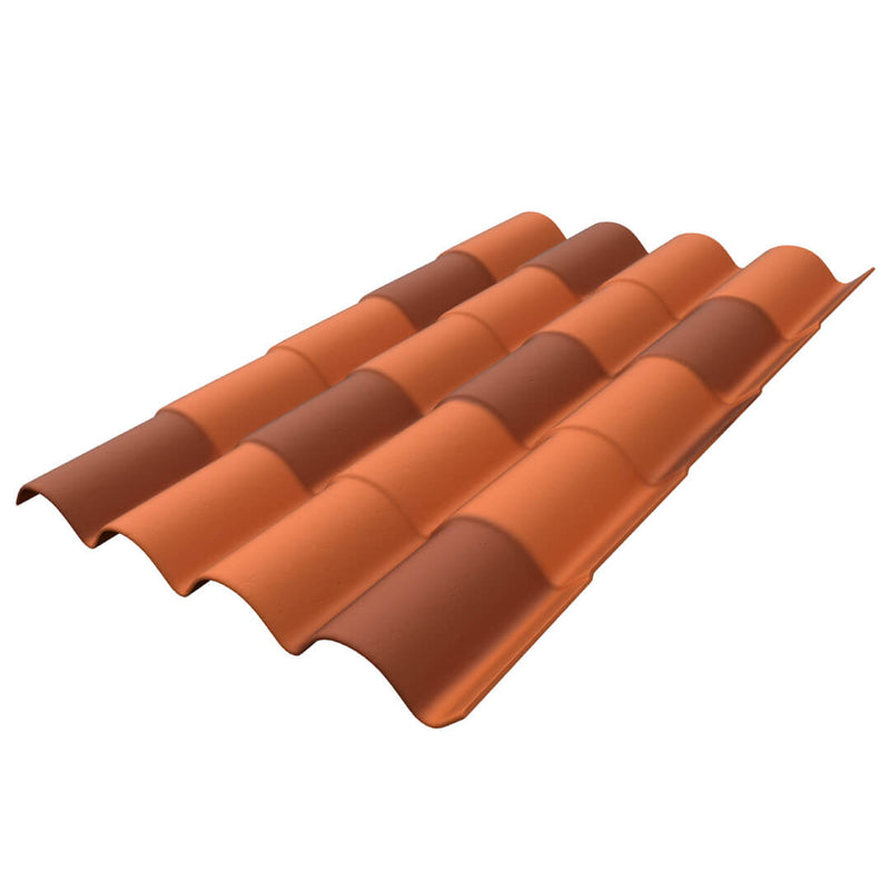 Teja colonial cónica pintada 105713