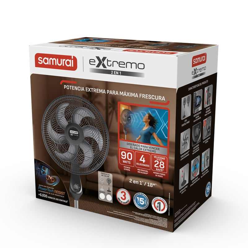 Ventilador Extremo 2en1 18¨ Blanco VE3A21I0