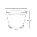 Matera Redonda Red Rafia de 3, Cm Terracota 12995