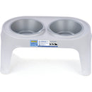 Comedor para Perro Razas Medianas de 0.8LT Gris 13825